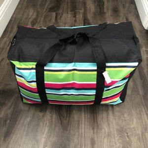 Extra Large Nylon Shopper Tote Storage Bag